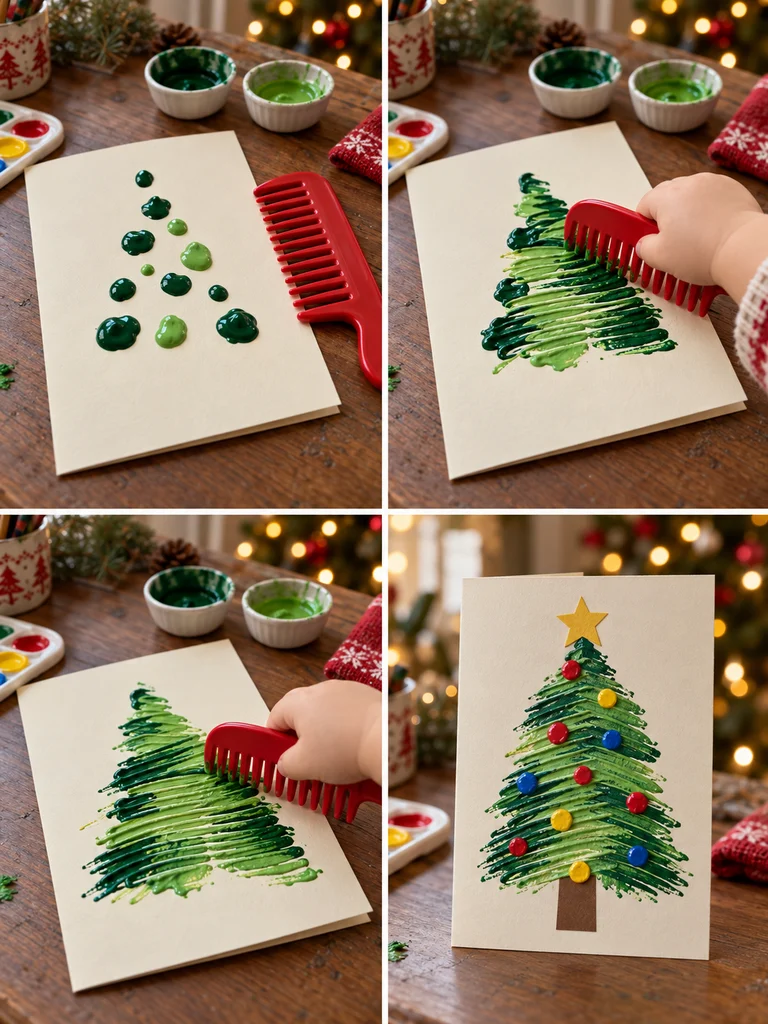 23 Toddler Christmas Card Craft Ideas That Are Cute and Easy to Make - image 44