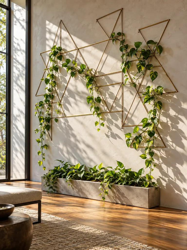 45 Unique Indoor Pothos Climbing Ideas for a Dreamy Green Home - image 44