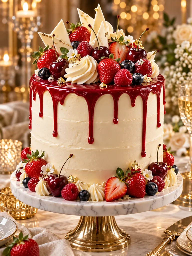 23 Eggless Fresh Fruit Cake Ideas for Birthdays and Special Occasions - image 45