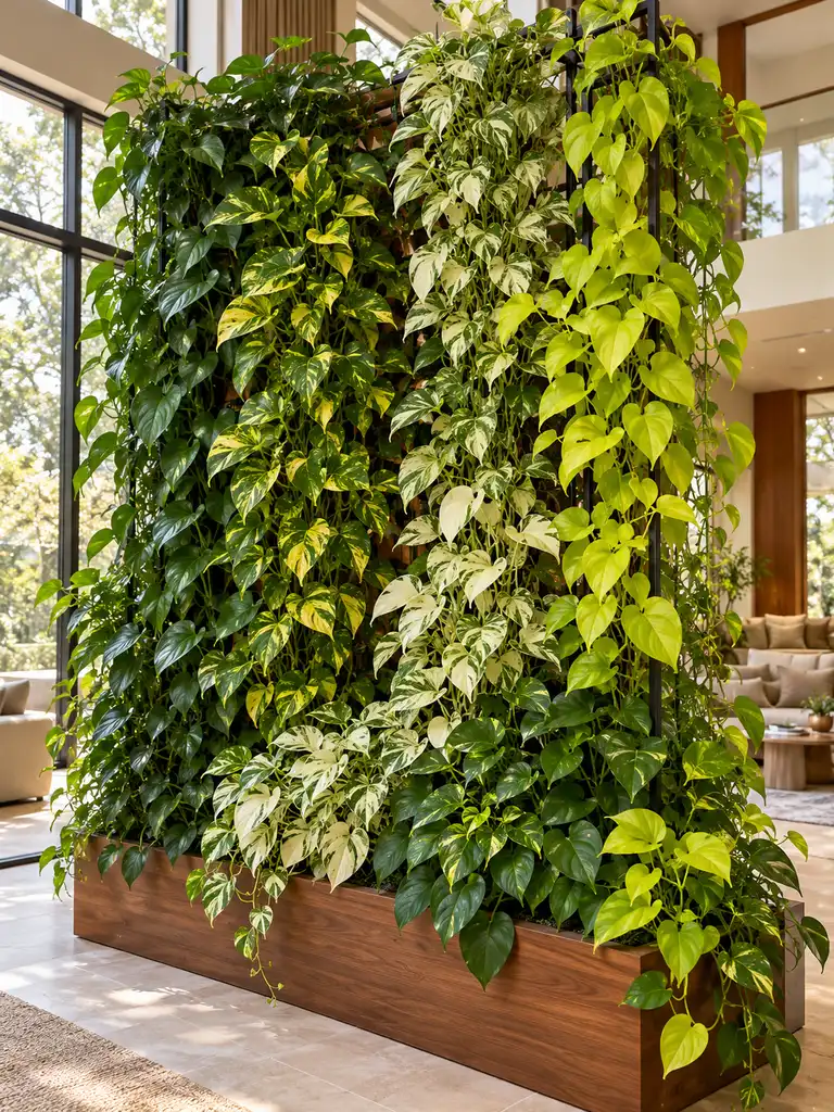 45 Unique Indoor Pothos Climbing Ideas for a Dreamy Green Home - image 45