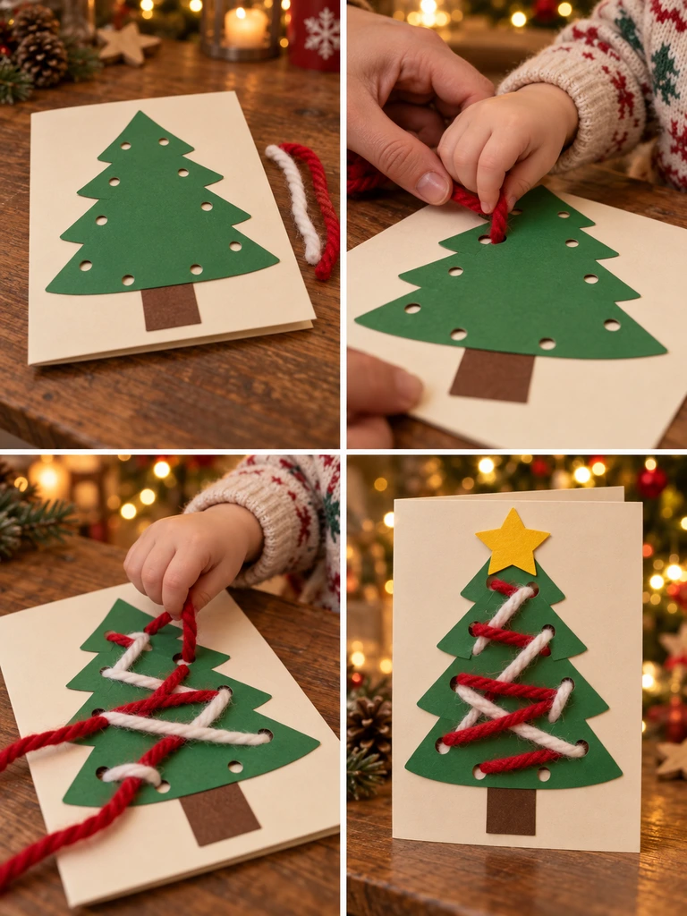 23 Toddler Christmas Card Craft Ideas That Are Cute and Easy to Make - image 46