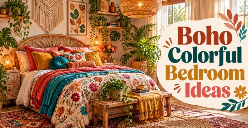 Boho Colorful Bedroom Ideas