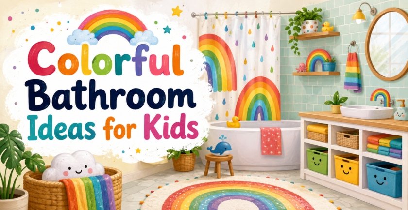 Colorful Bathroom Ideas for Kids