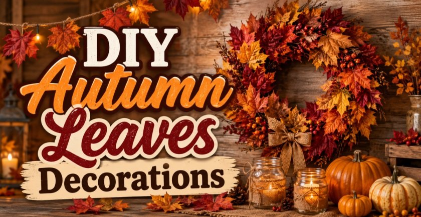 DIY Autumn Leaves Decorations