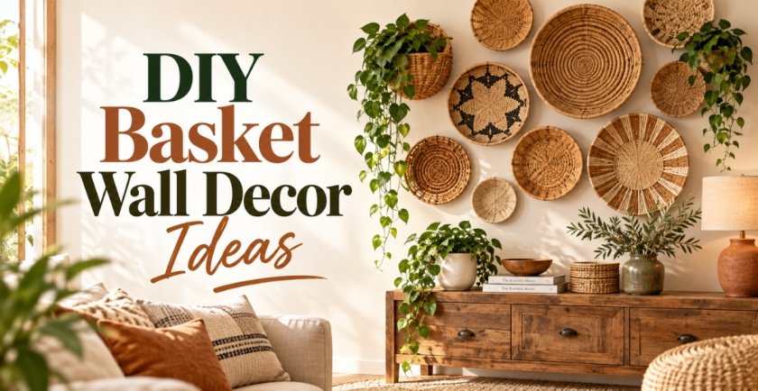 DIY Basket Wall Decor Ideas