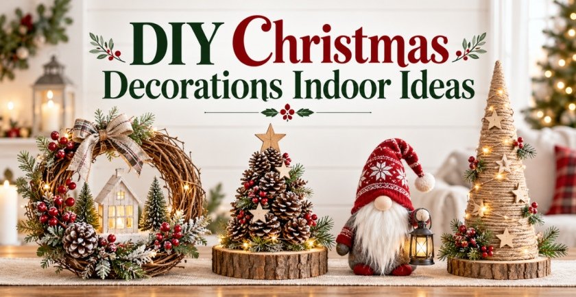 DIY Christmas Decorations Indoor Ideas