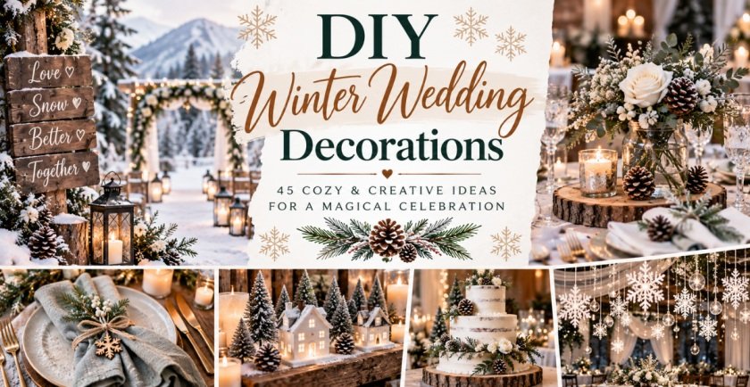 DIY Winter Wedding Decorations