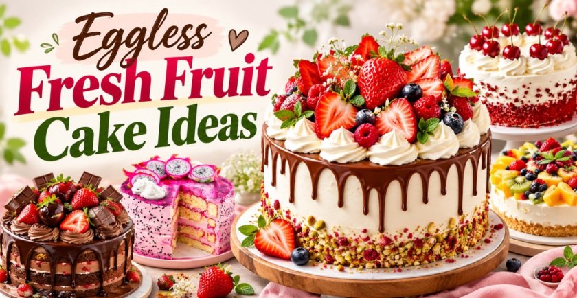 Eggless Fresh Fruit Cake Ideas
