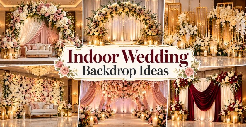 Indoor Wedding Backdrop Ideas