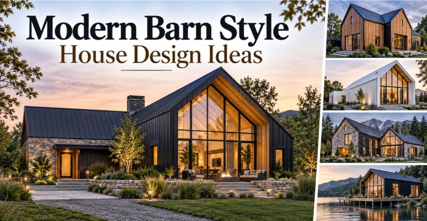 Modern Barn Style House Design Ideas