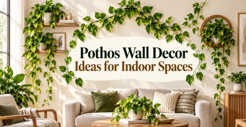 Pothos Wall Decor Ideas for Indoor