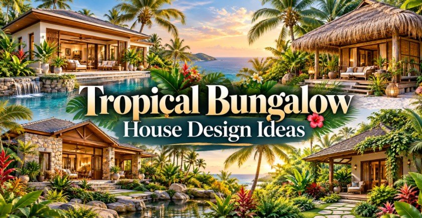 Tropical Bungalow House Design Ideas