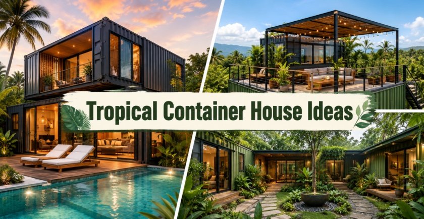 Tropical Container House Ideas
