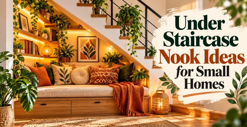Under Staircase Nook Ideas for Small Homes