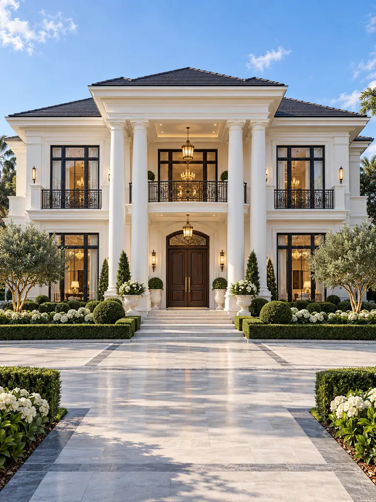 23 Beautiful Classic Villa Design Ideas With Timeless Architectural Style - image 01