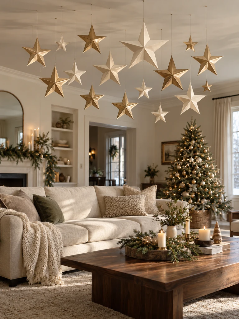 23 DIY Christmas Ceiling Decor Ideas With Stunning Handmade Designs - image 01