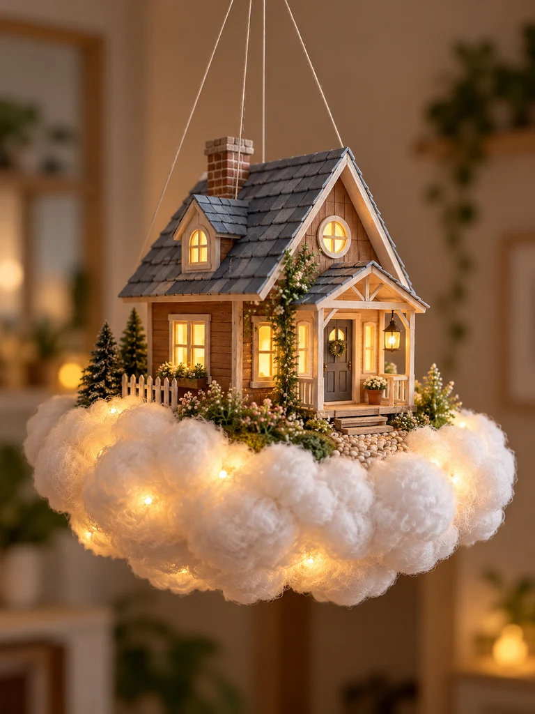 23 Floating Cloud House Ideas With Magical Handmade Designs - image 01