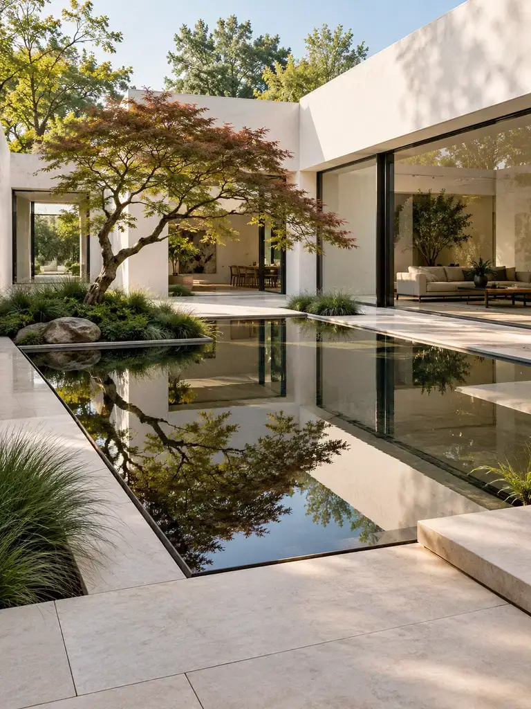45 Courtyard Garden Ideas With Pond for a Beautiful Outdoor Retreat - image 01