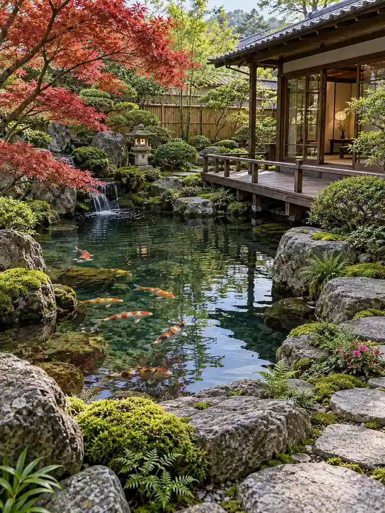 45 Courtyard Garden Ideas With Pond for a Beautiful Outdoor Retreat - image 02