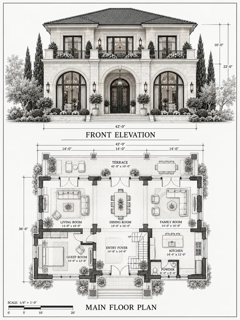 23 Beautiful Classic Villa Design Ideas With Timeless Architectural Style - image 04