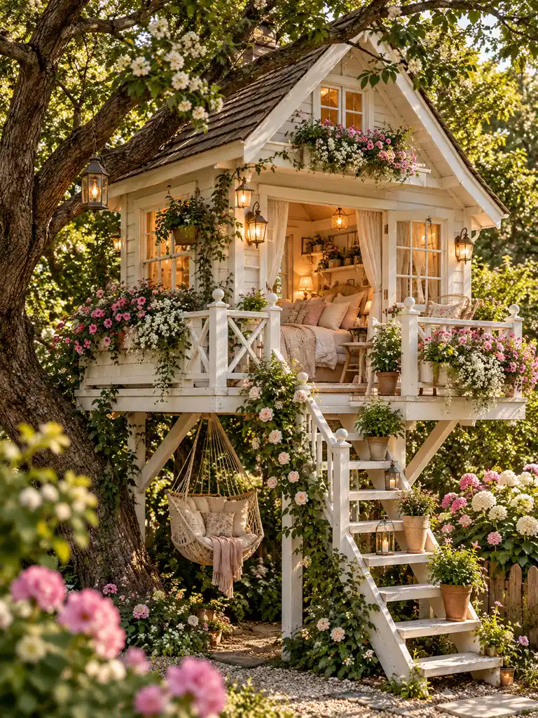 45 Small and Luxury Tree House Ideas for Every Backyard Style - image 04