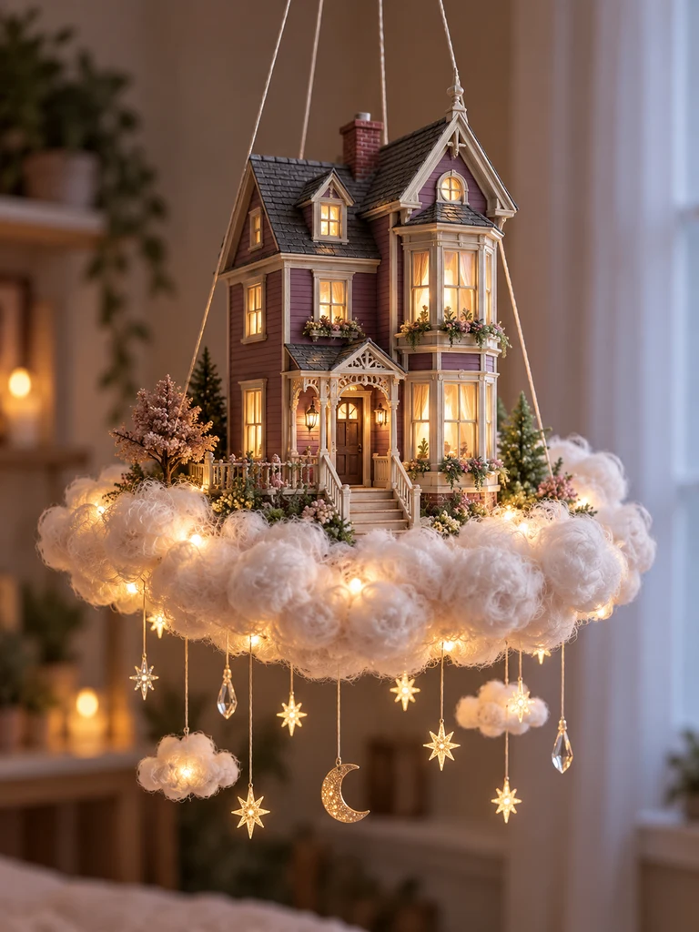 23 Floating Cloud House Ideas With Magical Handmade Designs - image 05