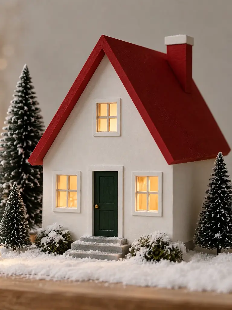 23 Easy DIY Christmas Village Houses Ideas for Festive Holiday Decor - image 05