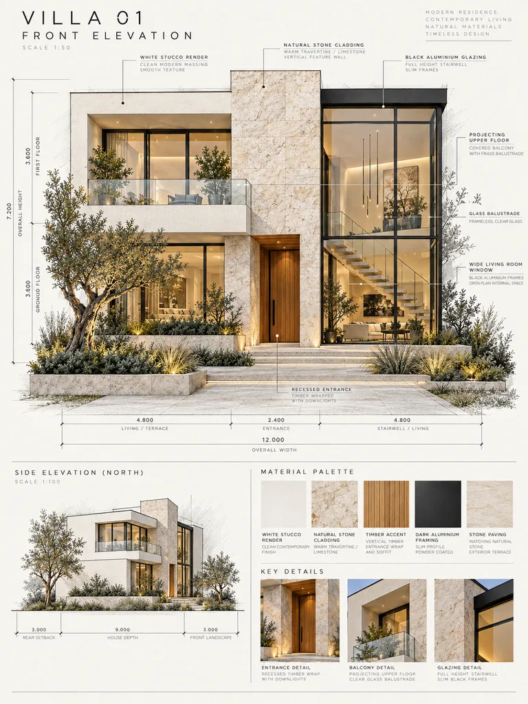 23 Architect-Inspired Facade House Design Ideas for Dream Homes - image 06