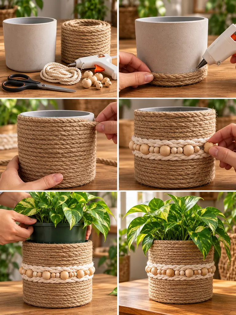 23 Handmade DIY Flower Pot Decoration Ideas You’ll Want to Recreate - image 06