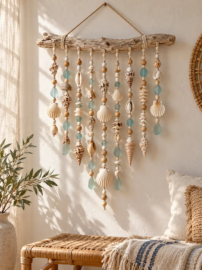 45 DIY Seashell Wall Art Ideas for Beautiful Coastal Home Decor - image 06