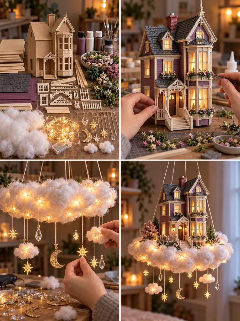 23 Floating Cloud House Ideas With Magical Handmade Designs - image 06