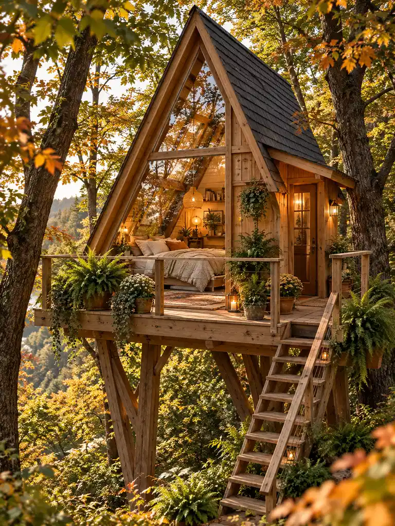 45 Small and Luxury Tree House Ideas for Every Backyard Style - image 06