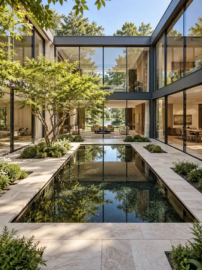 45 Courtyard Garden Ideas With Pond for a Beautiful Outdoor Retreat - image 06