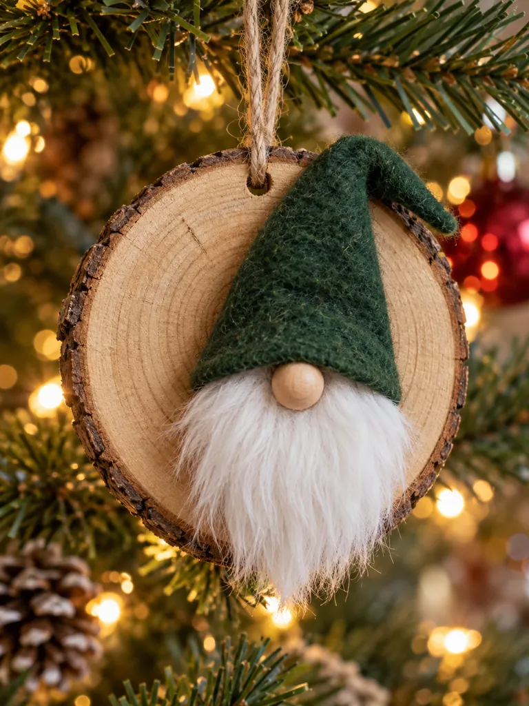 23 Creative DIY Wooden Christmas Gnomes for Festive Holiday Decorating - image 07