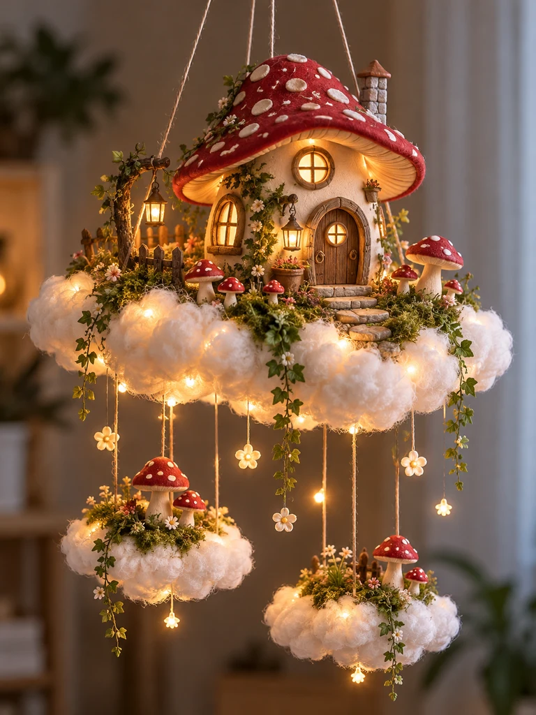 23 Floating Cloud House Ideas With Magical Handmade Designs - image 07