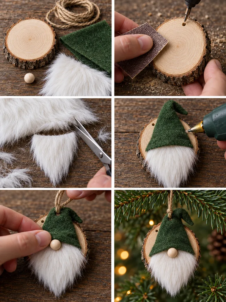 23 Creative DIY Wooden Christmas Gnomes for Festive Holiday Decorating - image 08