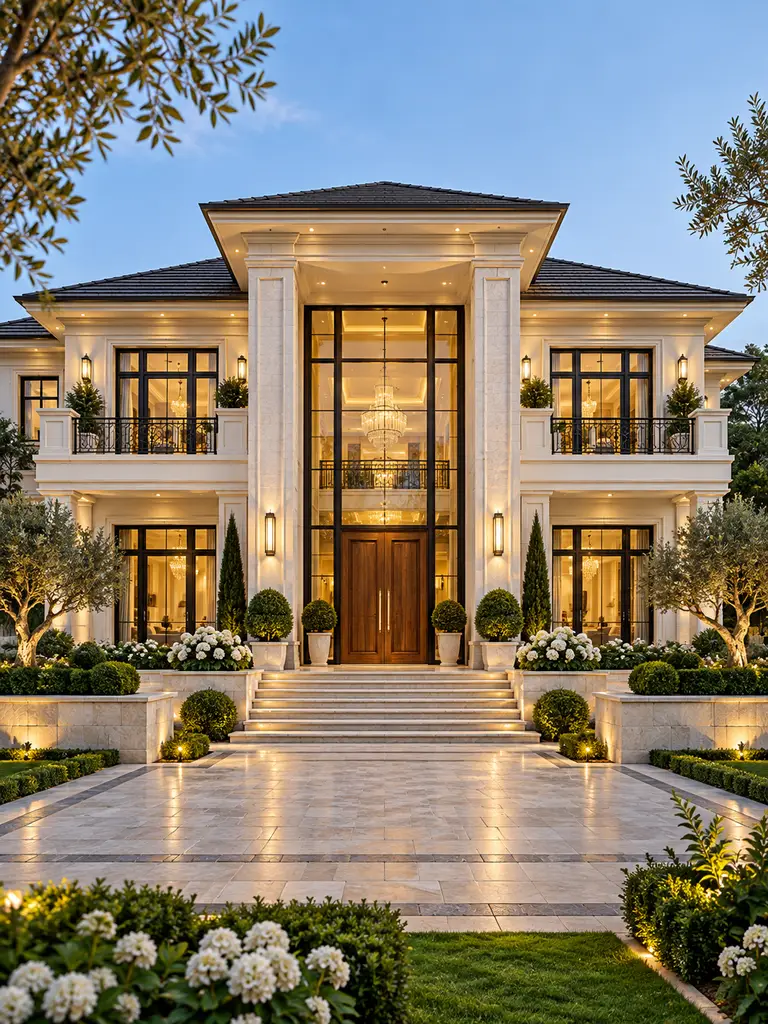 23 Beautiful Classic Villa Design Ideas With Timeless Architectural Style - image 09