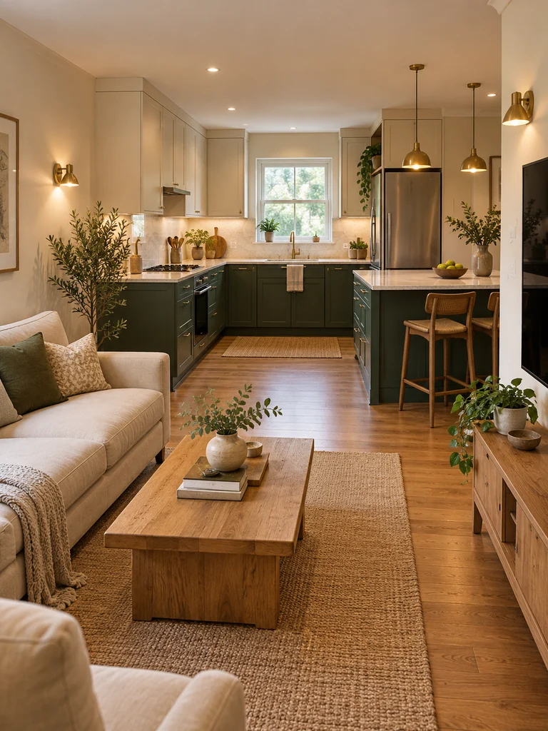 23 Clever Small Open Plan Kitchen Living Room Layout Ideas You’ll Love - image 09