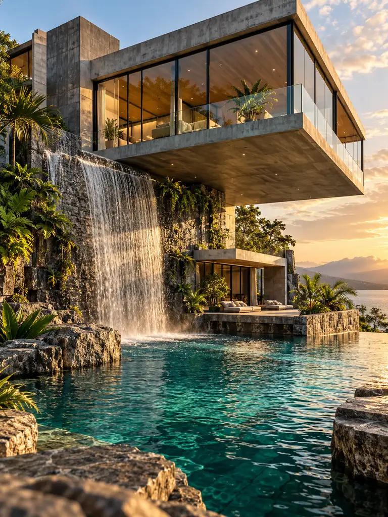45 Incredible Waterfall Villa Design Ideas That Redefine Luxury Living - image 09
