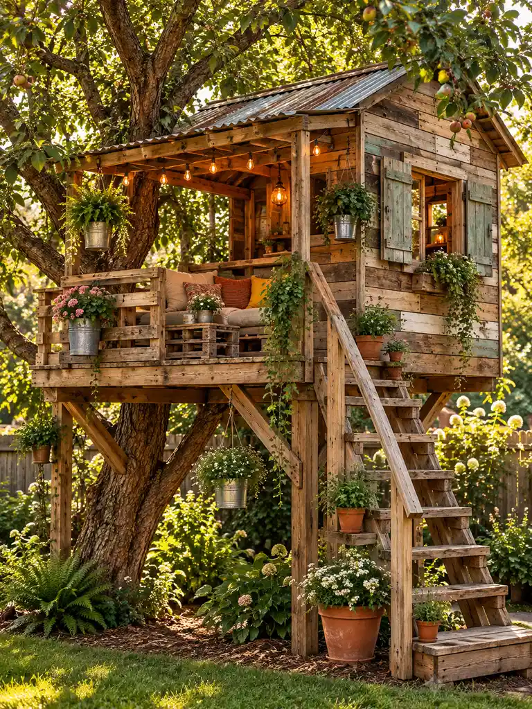 45 Small and Luxury Tree House Ideas for Every Backyard Style - image 09