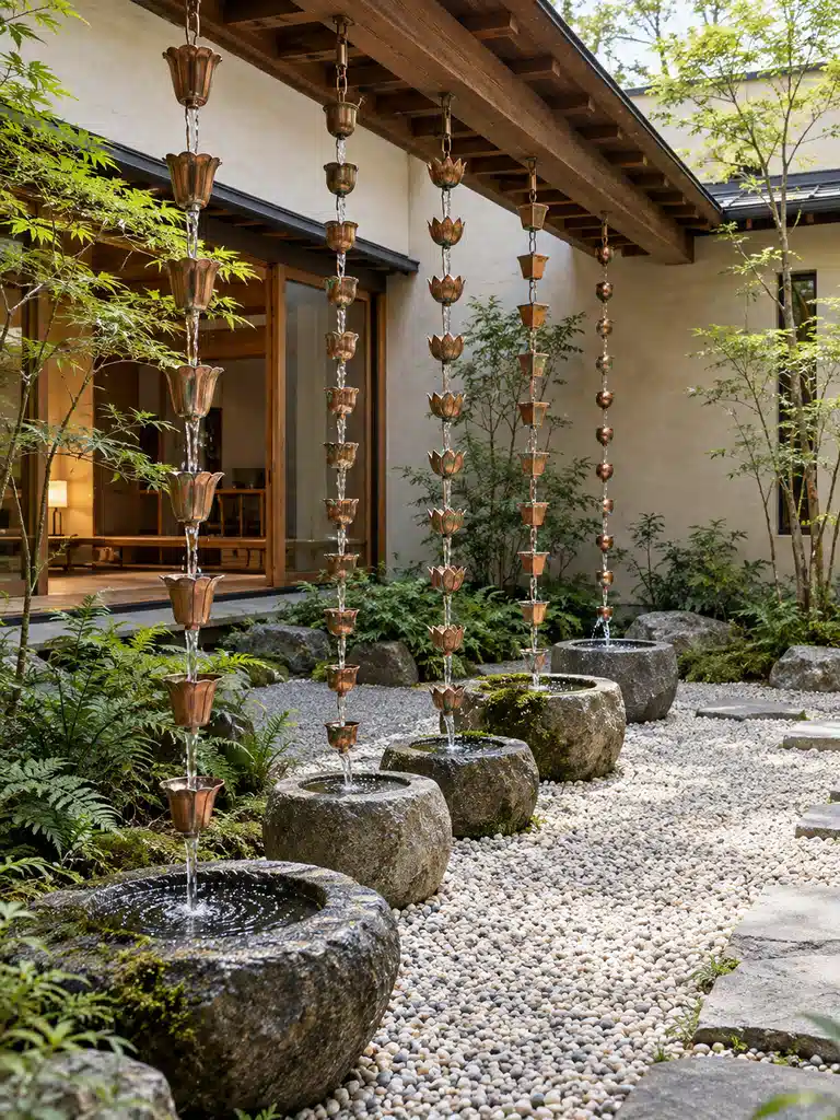 45 Inner Courtyard Design With Fountain Ideas for a Beautiful and Peaceful Home - image 09