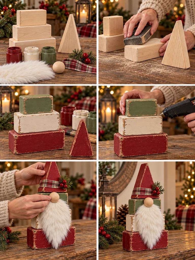 23 Creative DIY Wooden Christmas Gnomes for Festive Holiday Decorating - image 10