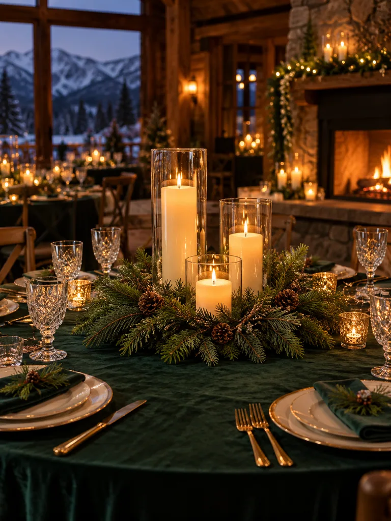 Stunning December Wedding Centerpieces for Round Tables - image 10