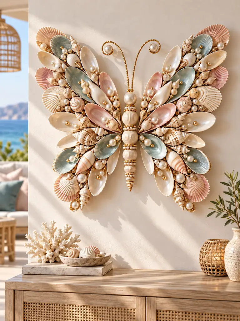 45 DIY Seashell Wall Art Ideas for Beautiful Coastal Home Decor - image 10