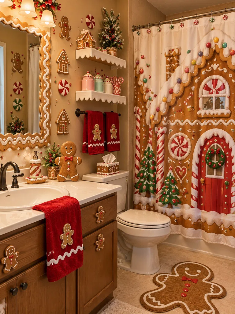 45 Whimsical Christmas Bathroom Decor Ideas for Kids to Try This Holiday Season - image 10