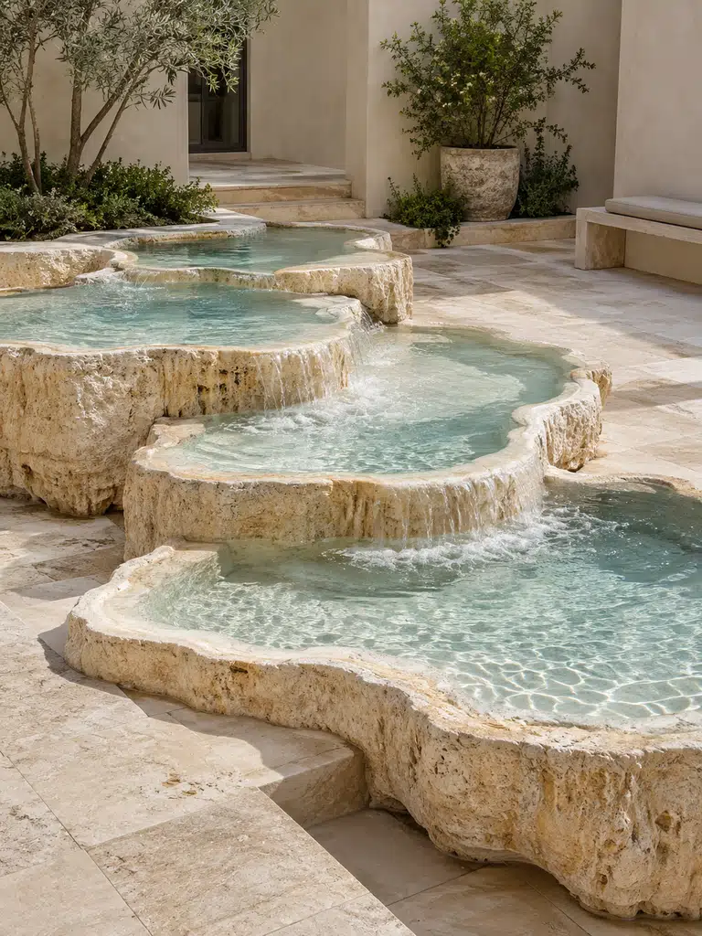 45 Inner Courtyard Design With Fountain Ideas for a Beautiful and Peaceful Home - image 10