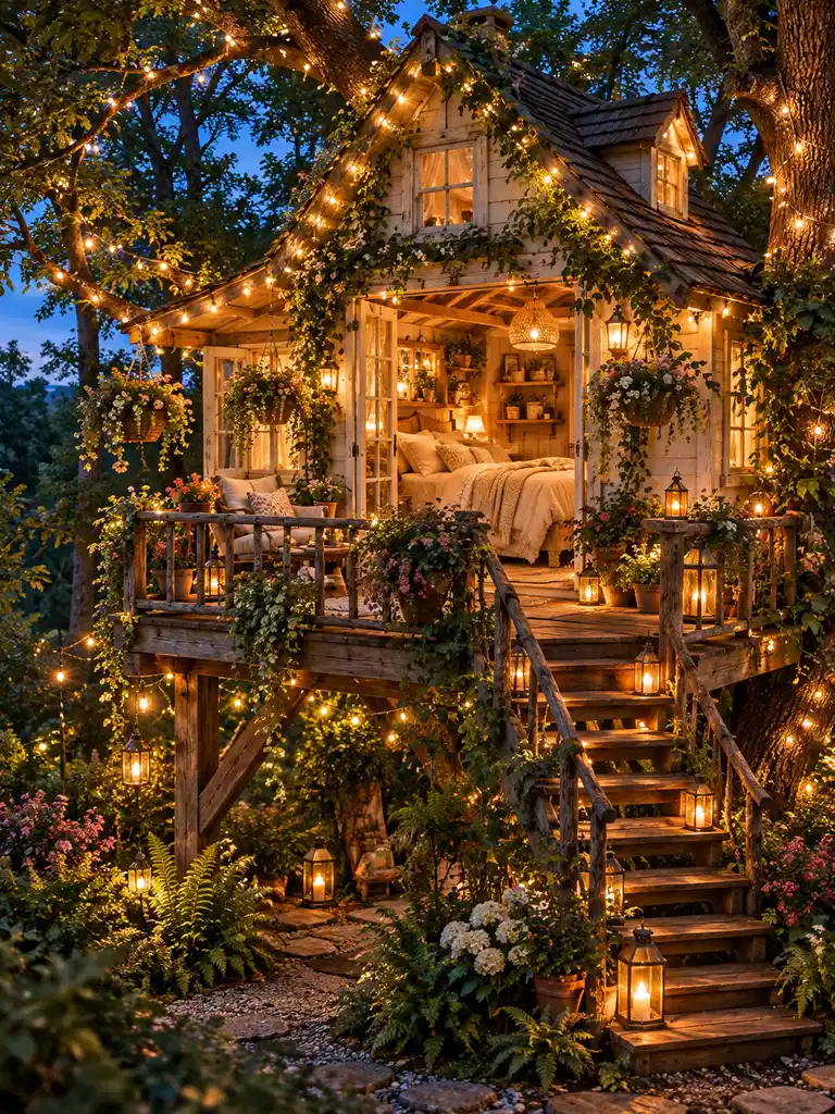 45 Small and Luxury Tree House Ideas for Every Backyard Style - image 11