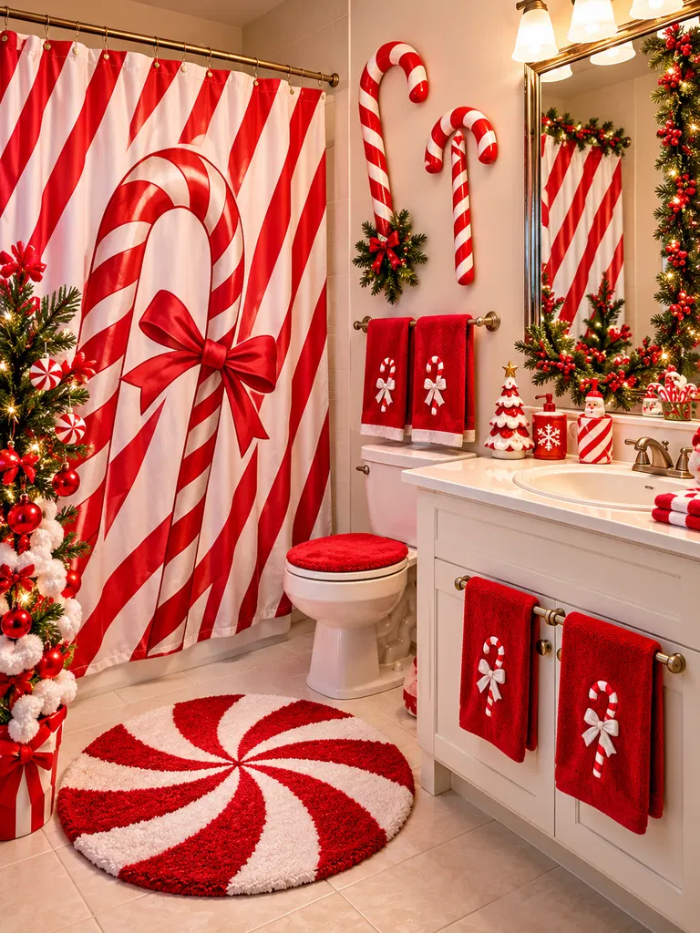45 Whimsical Christmas Bathroom Decor Ideas for Kids to Try This Holiday Season - image 11
