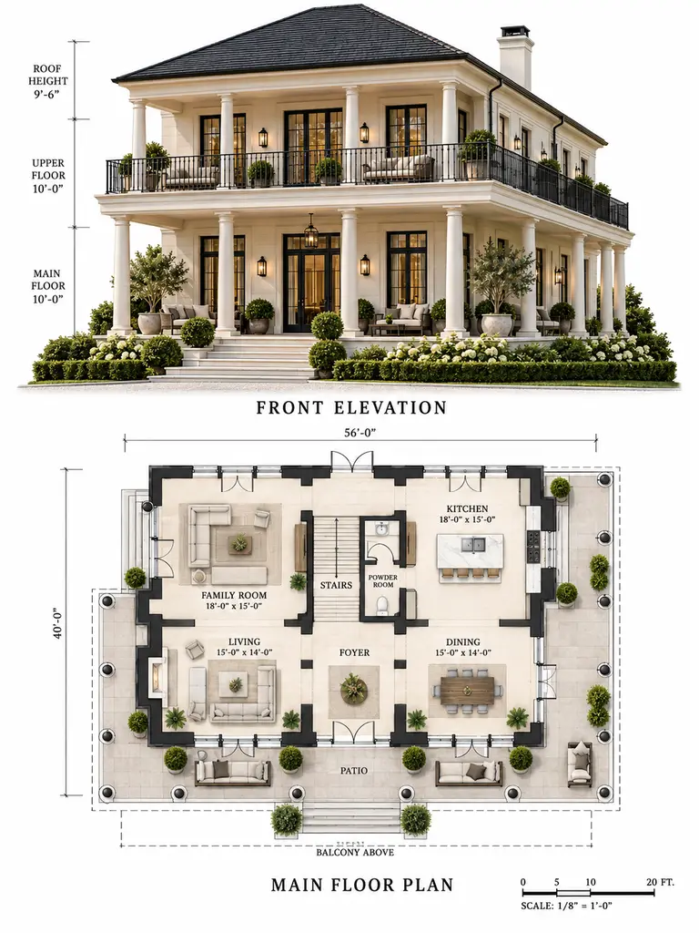 23 Beautiful Classic Villa Design Ideas With Timeless Architectural Style - image 12