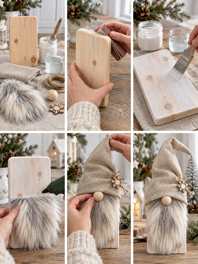 23 Creative DIY Wooden Christmas Gnomes for Festive Holiday Decorating - image 12